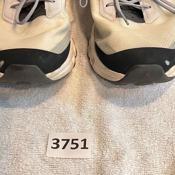 On Cloud Cloudtec Women White Sneaker Lace Up W9 Low Top Running Shoes Black - Picture 13 of 13